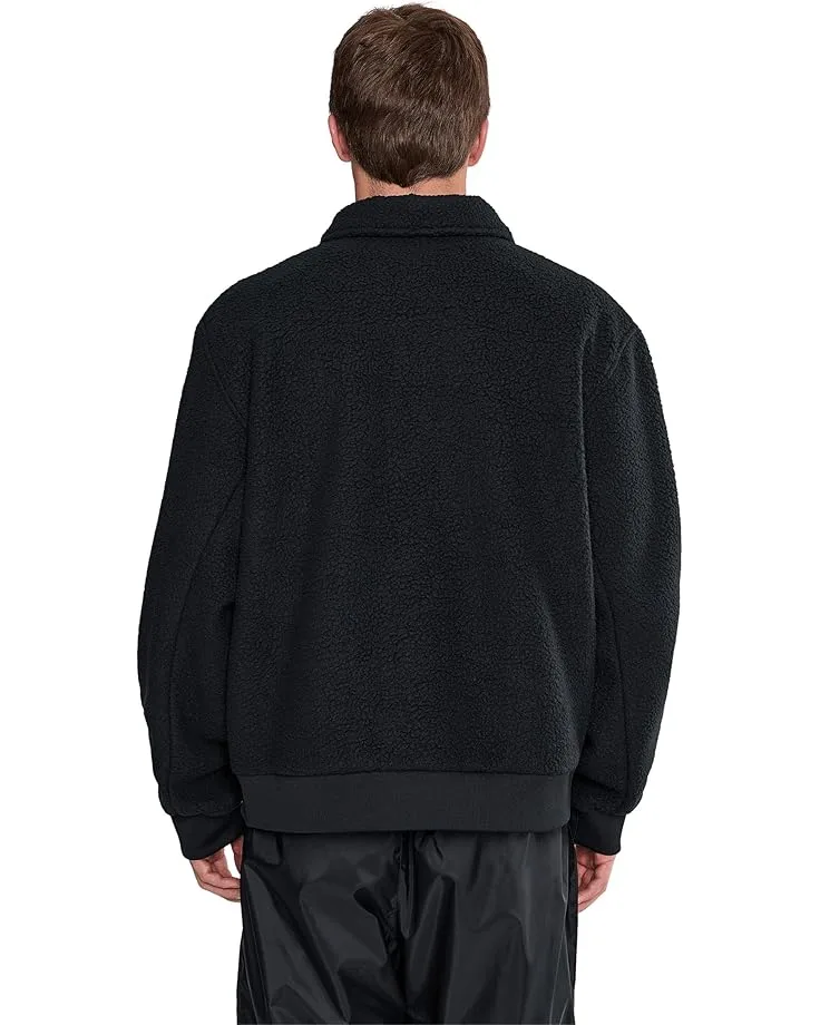 Куртка Nike Club Sherpa Coaches Jacket, Black/White — фото 4