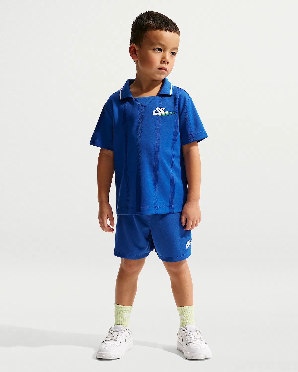 Детский комплект из двух предметов с шортами из сетки Nike Sportswear Victory Lap, Game Royal