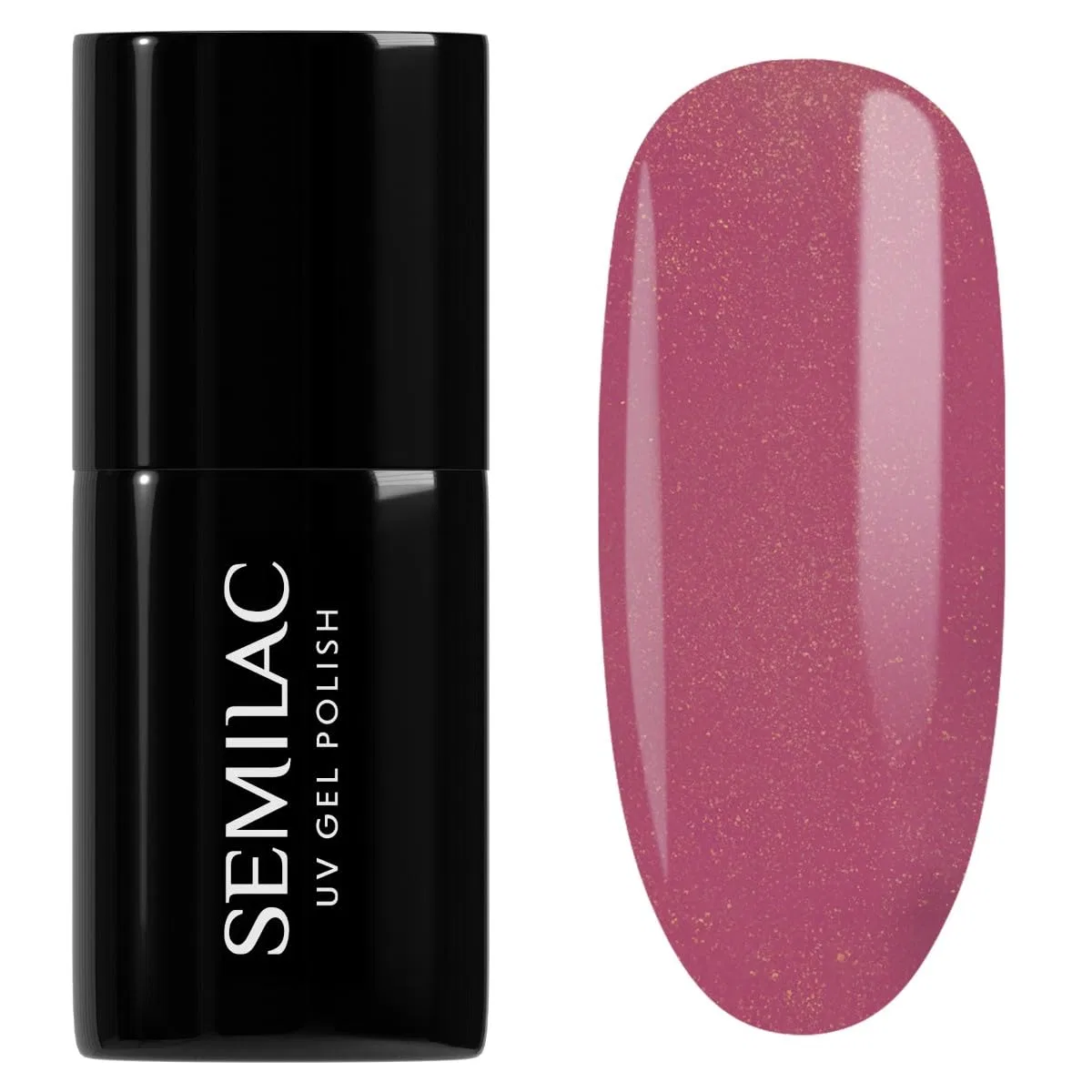 Гибридный UV-гель-лак Semilac «377 Shimmer Stone Ruby» 7 мл Semilac, 377 Shimmer Stone Ruby