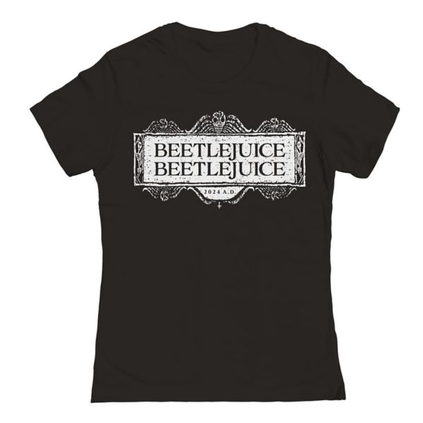 

Футболка с логотипом Beetlejuice Beetlejuice от Junior's Licensed Character, черный