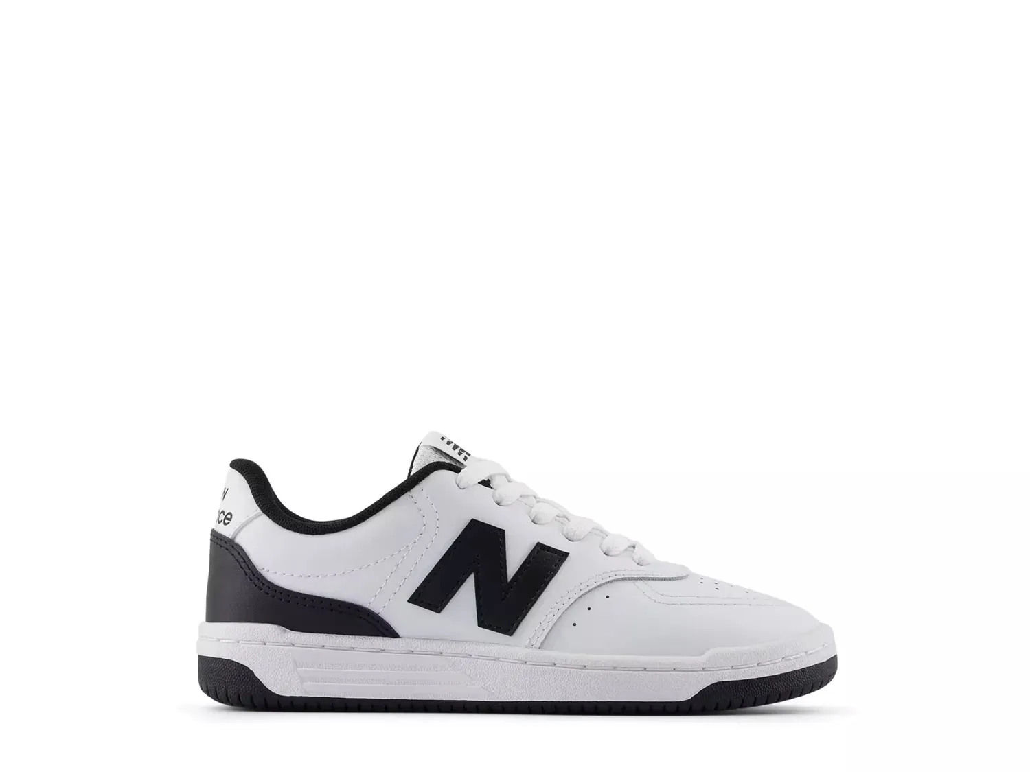 BB80 Court Кроссовки детские New Balance, White/Black — фото 3