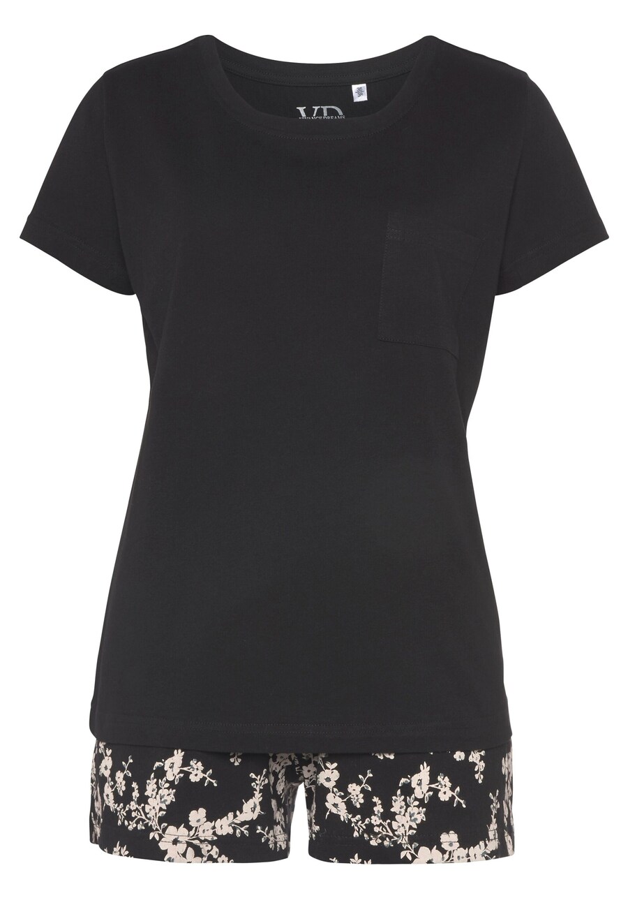 

Короткий пижамный комплект VIVANCE Dreams, Black
