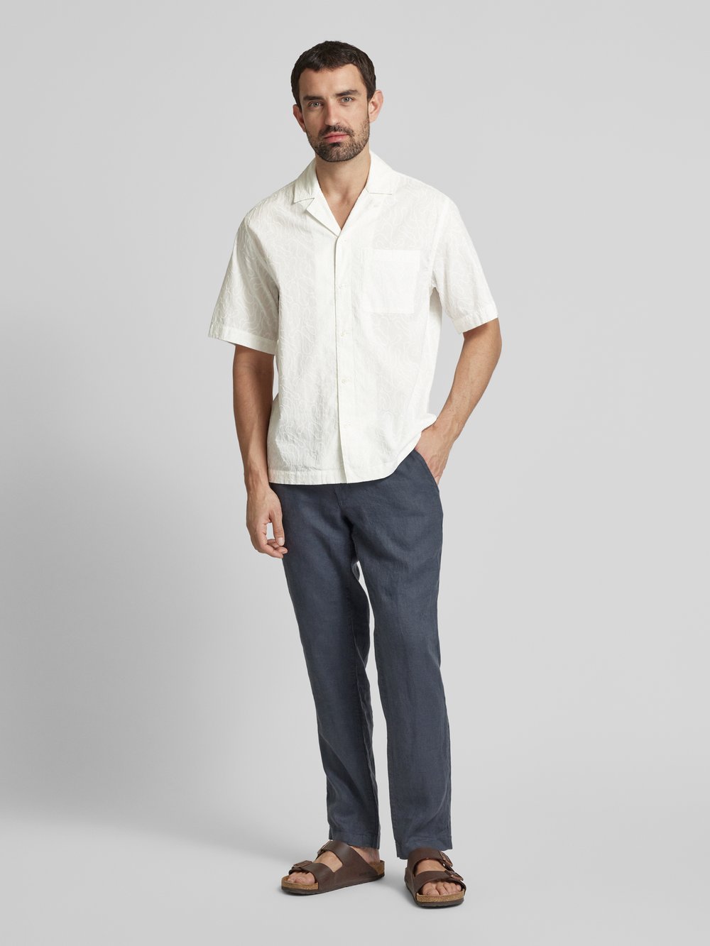 

Повседневная рубашка с нагрудным карманом Scotch & Soda, белый
