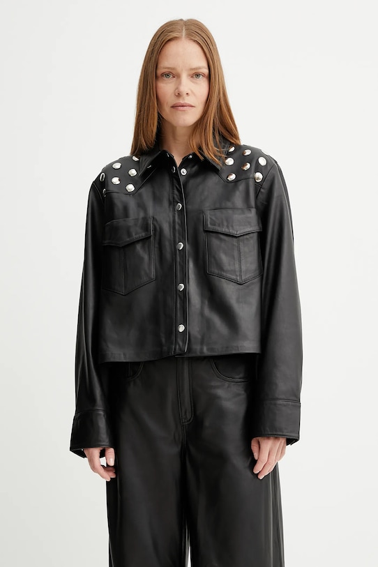 

Кожаная куртка Gestuz, черный