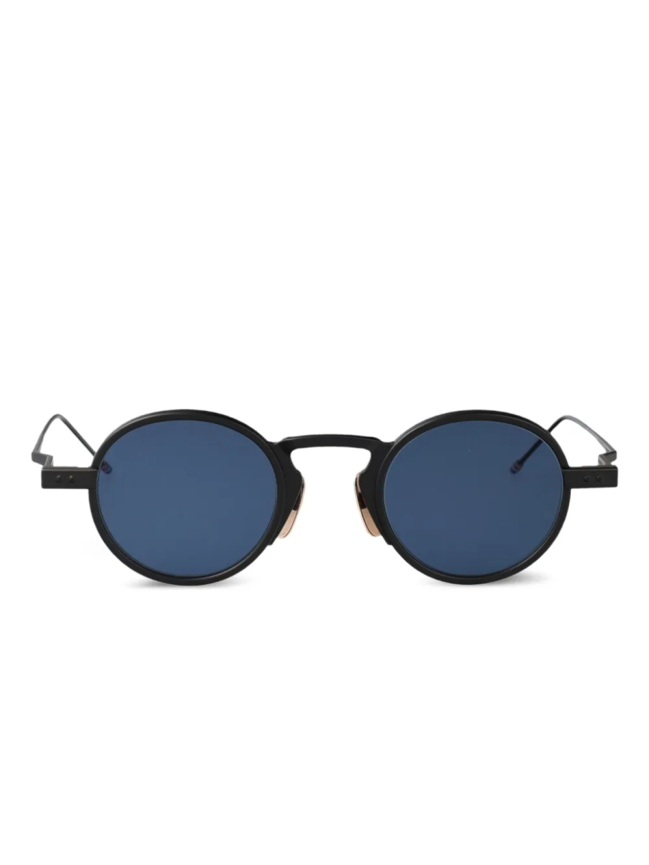 

Thom Browne Eyewear round-frame солнцезащитные очки, черный