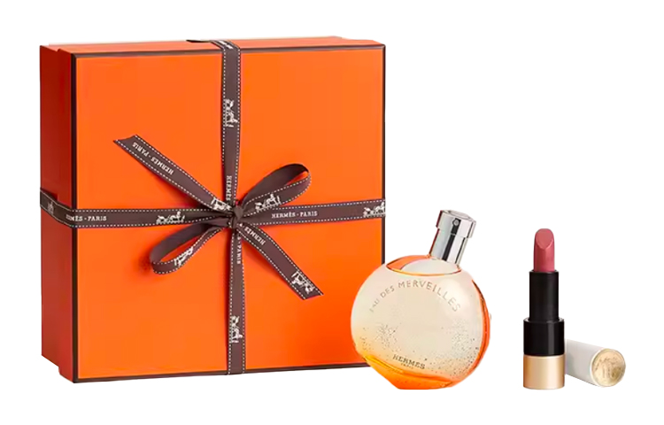 Подарочный набор Hermès с туалетной водой Eau des Merveilles и помадой Rouge Hermès №21, 100 мл + 3,5 г — фото 4