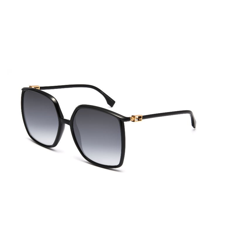 

FENDI Солнцезащитные очки Butterfly для женщин в цвете розовый/черепаховый/черный