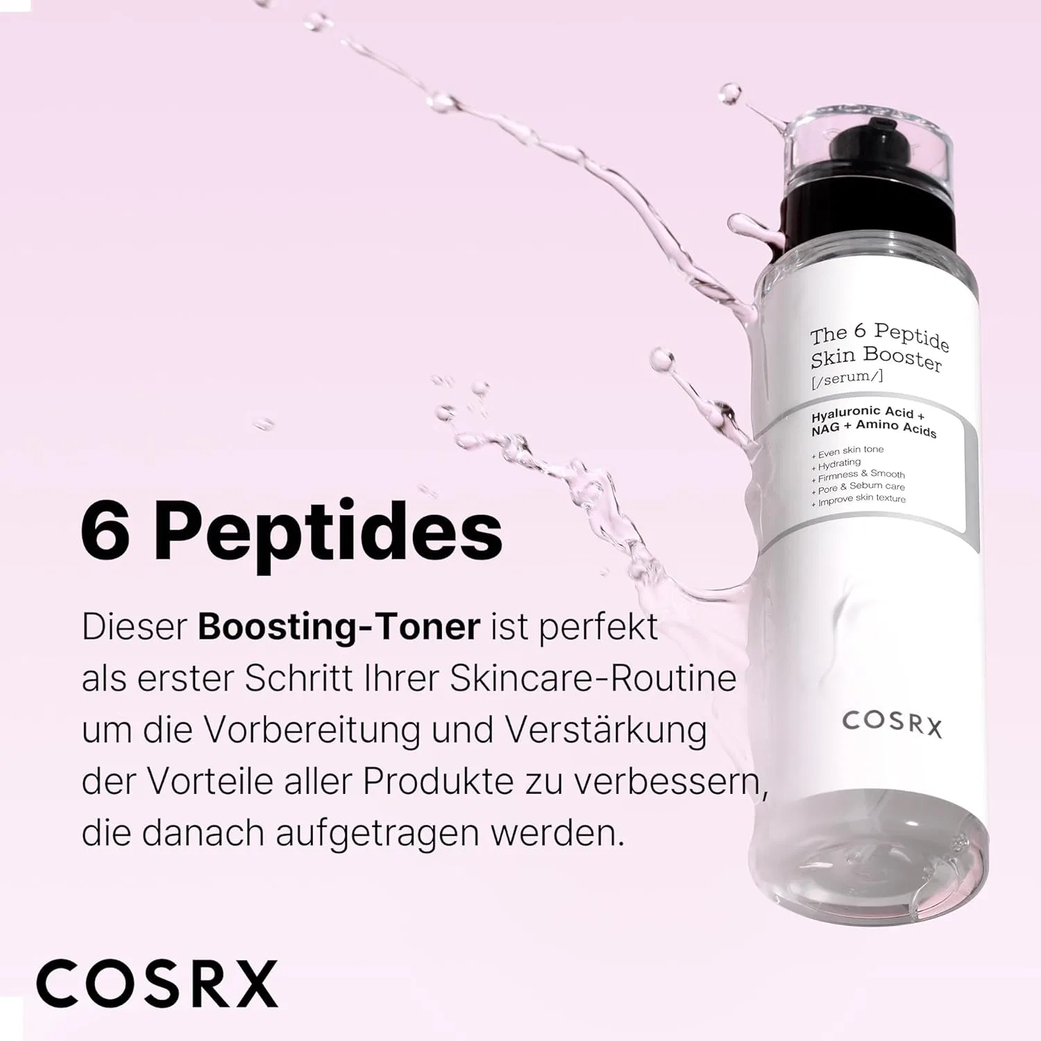Тоник Cosrx — 6 Peptide Collagen Serum с пептидами меди, 150 мл — фото 2