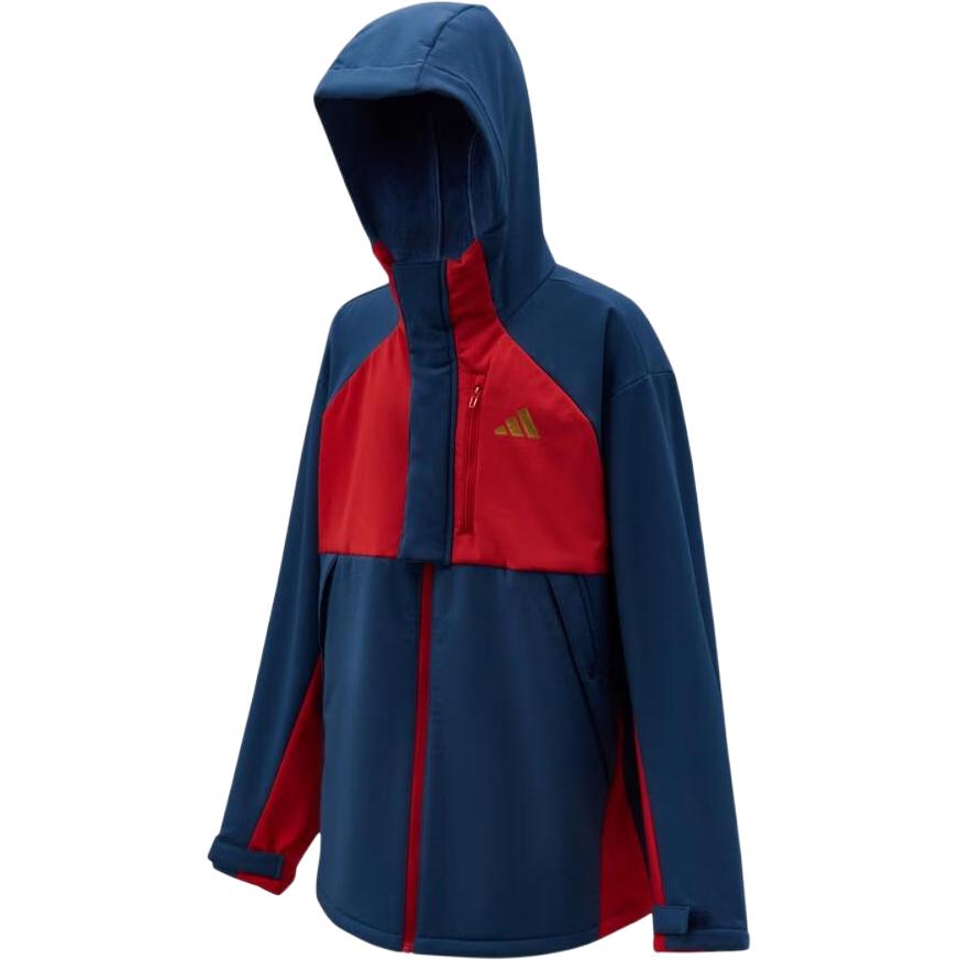 Детская куртка с капюшоном Moderate Adidas, marine синий/красный — фото 3