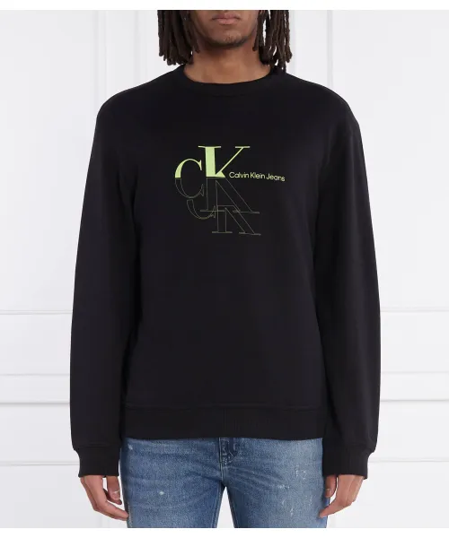 

Толстовка с монограммой Echo Regular fit Calvin Klein Jeans, черный
