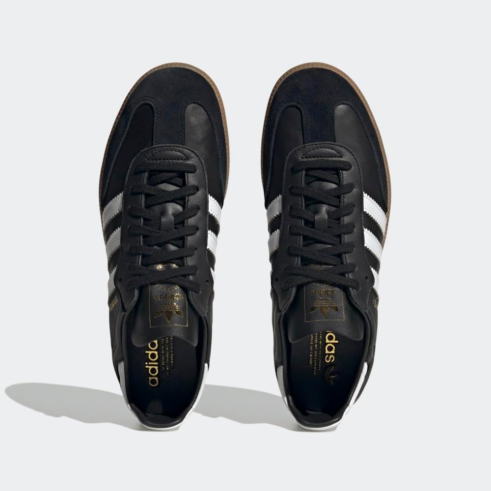 Мужские кроссовки Adidas Originals Samba Decon из кожи, черный — фото 3