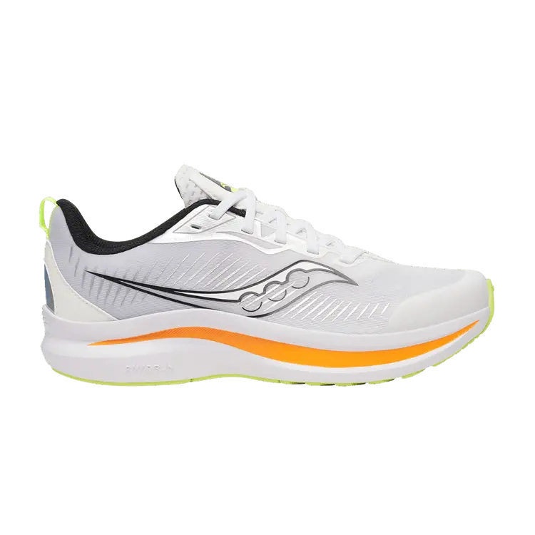 

Кроссовки Saucony Endorphin KDZ Big Kid 'White Orange Lime', белый