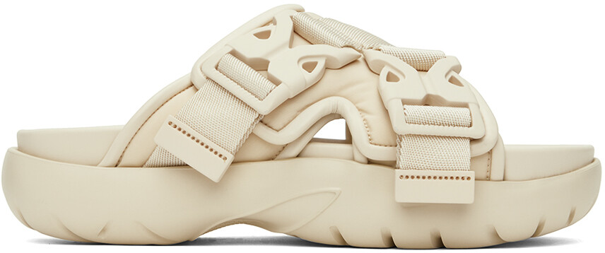 

Босоножки Off-White с кнопками Bottega Veneta, Серый, Босоножки Off-White с кнопками Bottega Veneta