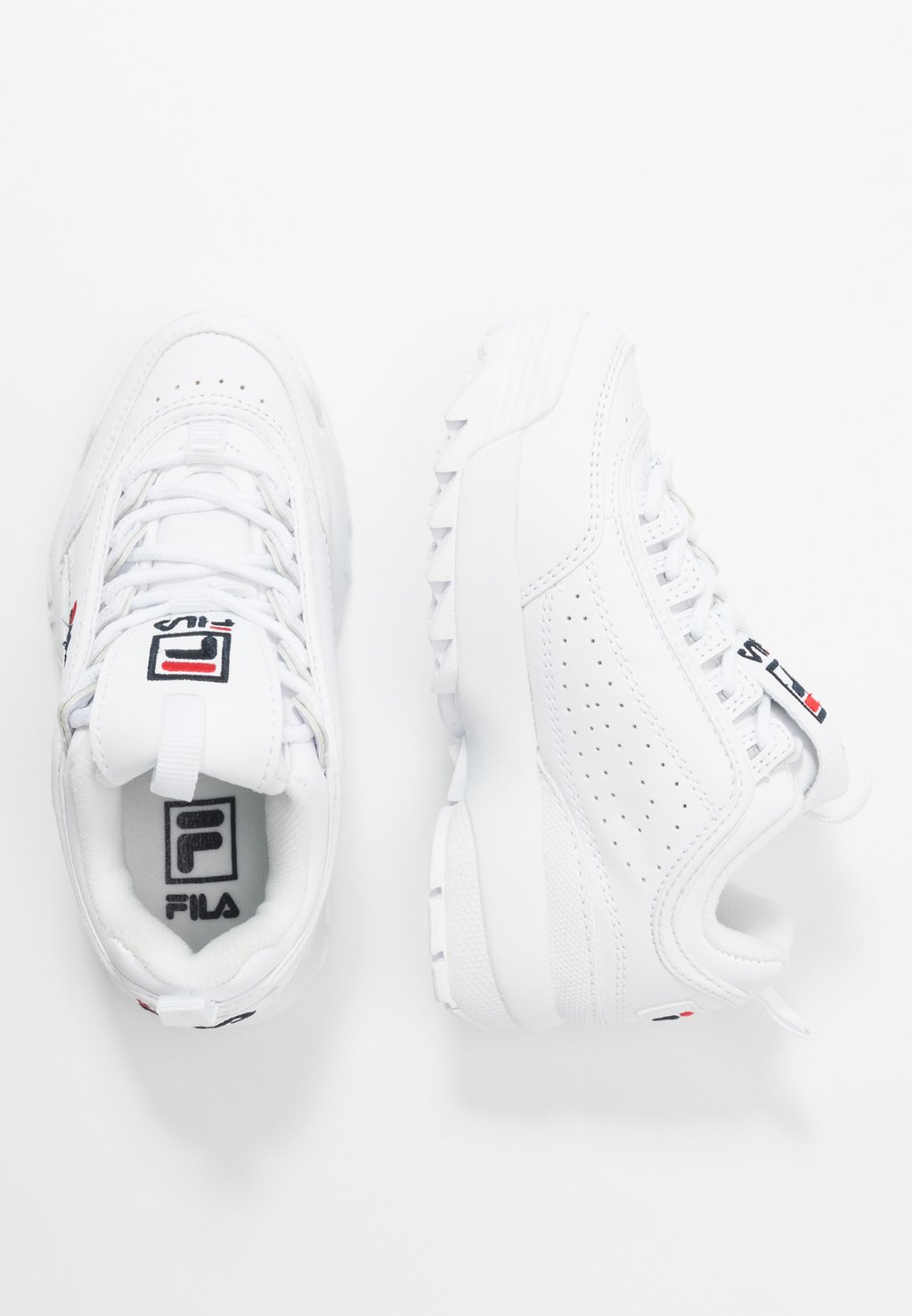 

Низкие кроссовки Disruptor Kids Teens Unisex Fila, белый