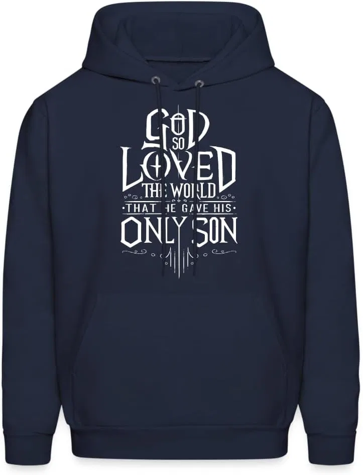 Толстовка Unisex God So Loved The World That He Gave His Only Son, футболка Christian Christ Cross John 3:16 Generic, бордовый — фото 4