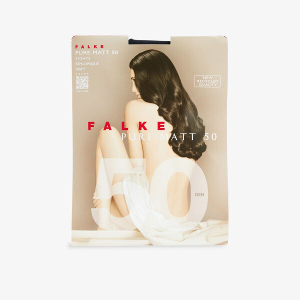 

Колготки из эластичной ткани Pure Matt плотностью 50 ден Falke, синий