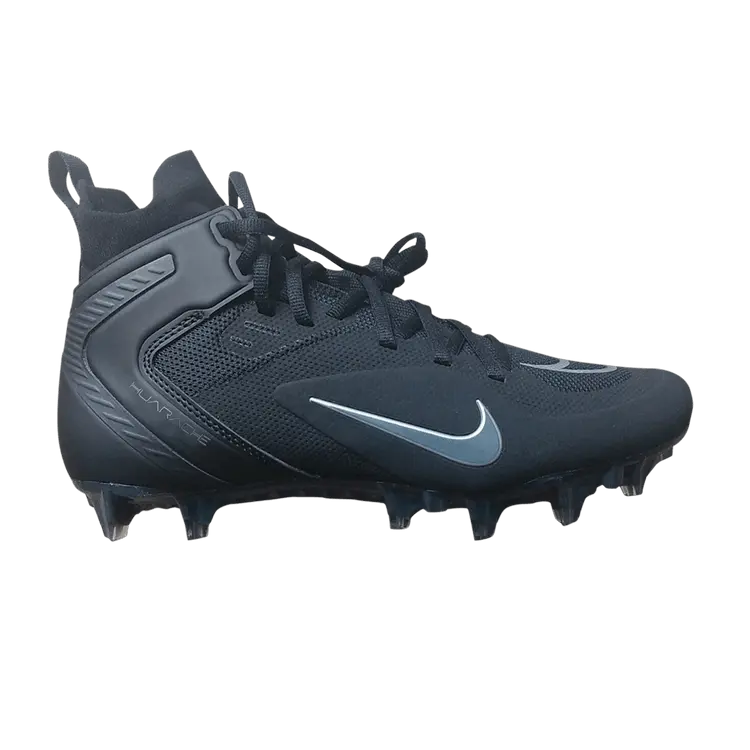 

Кроссовки Alpha Huarache 8 Elite LAX 'Black Metallic Silver', черный