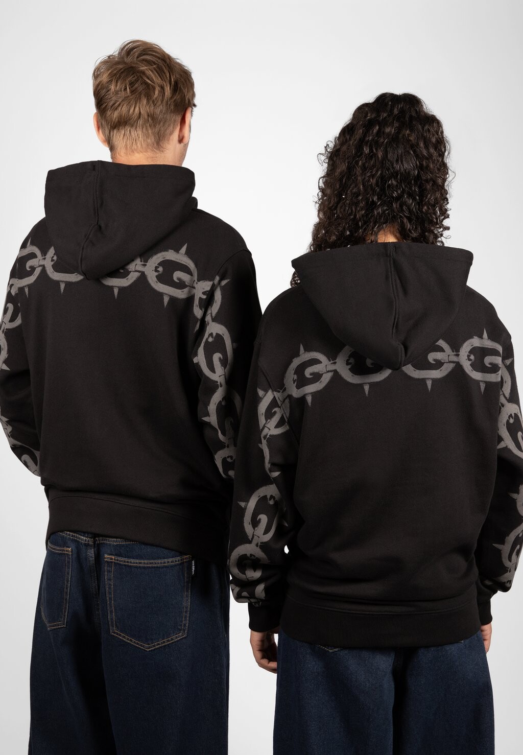 

Толстовка на молнии UNISEX Wasted Paris, черный