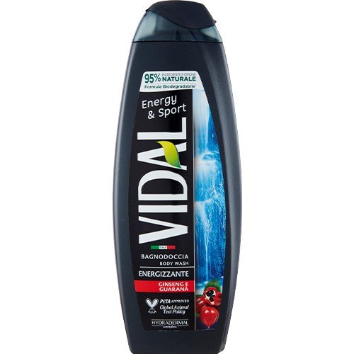 

Гель для душа Vidal Energy & Sport с гуараной 600 мл