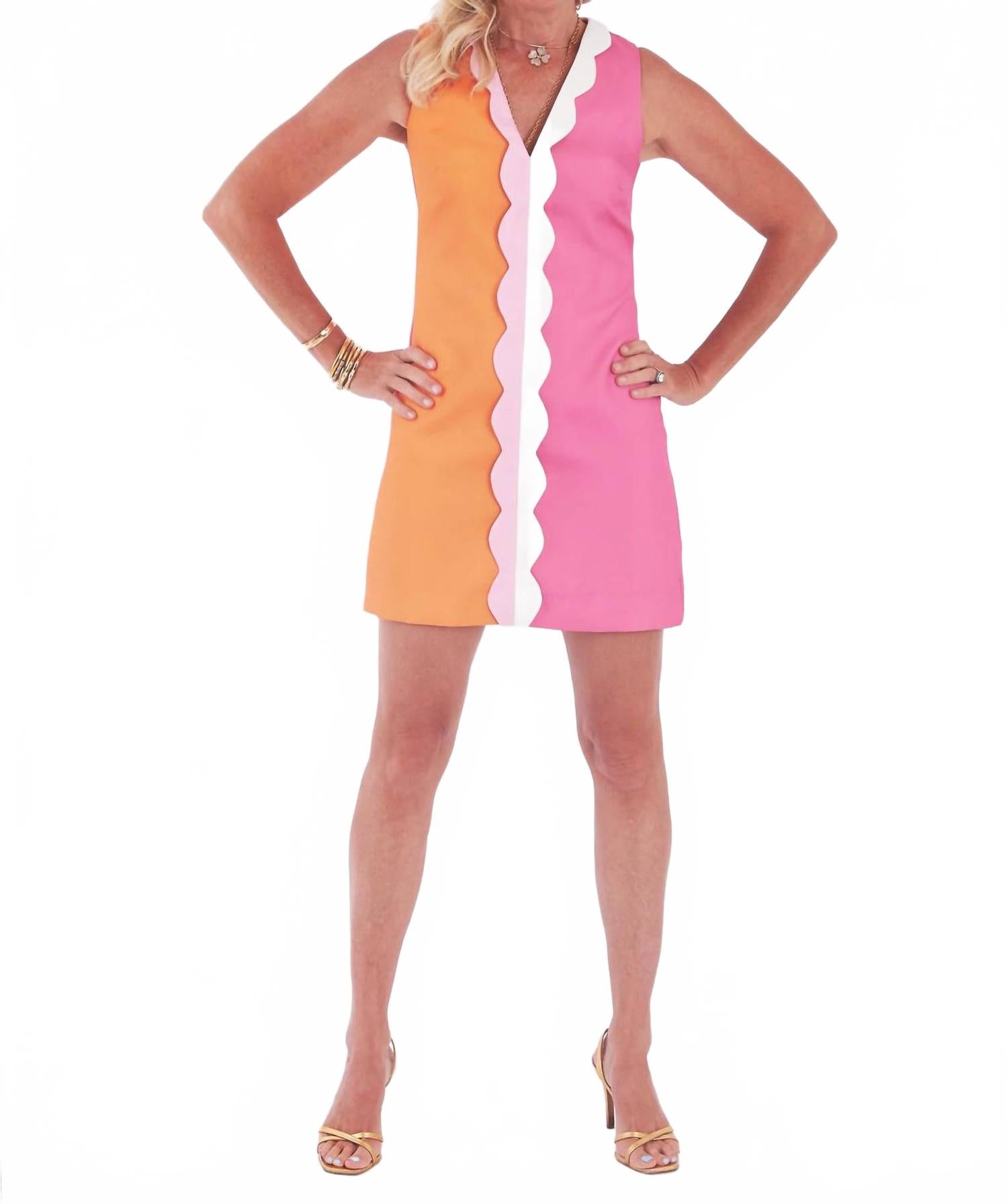 

CK BRADLEY Мини-платье Marka цвета папайи