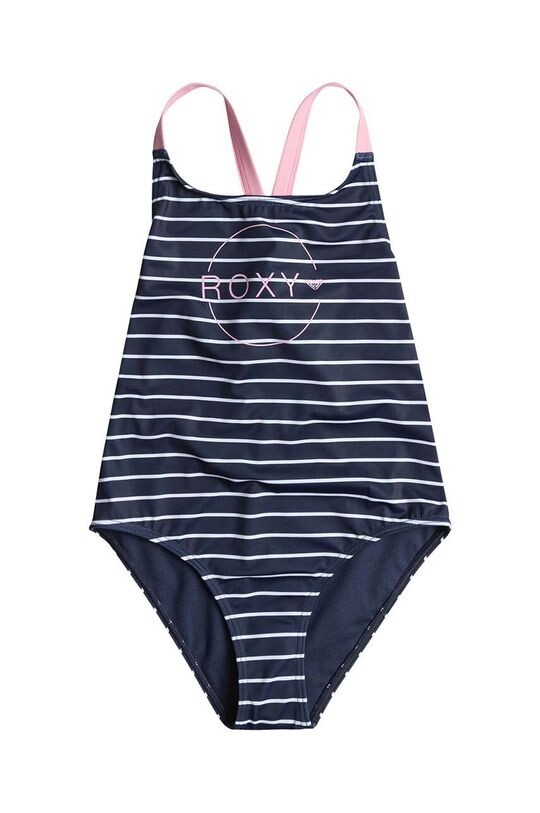 

Сплошной детский купальник Bicoasic Stri Roxy, темно-синий