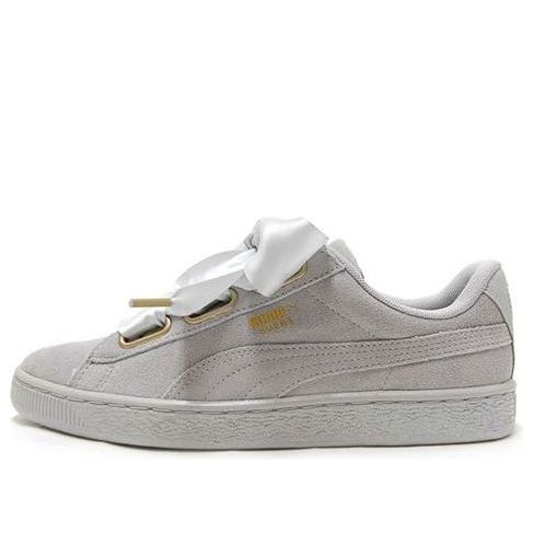 

Кеды PUMA Suede Heart Satin Low Tops Skateboarding Shoes Unisex Gray, серый