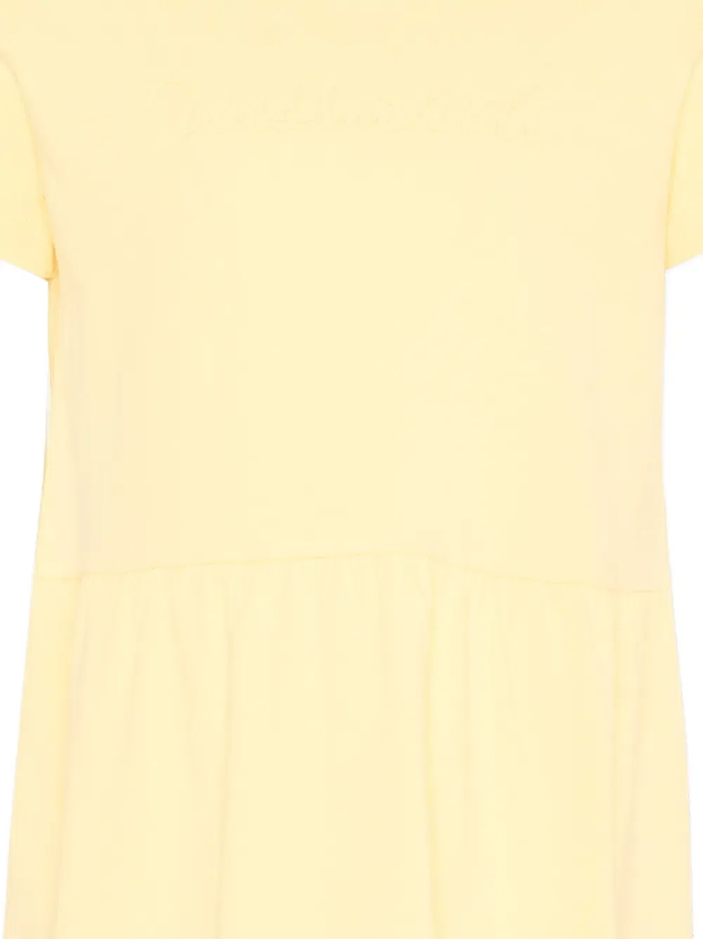 Платье с коротким рукавом Trussardi Junior, желтый — фото 3