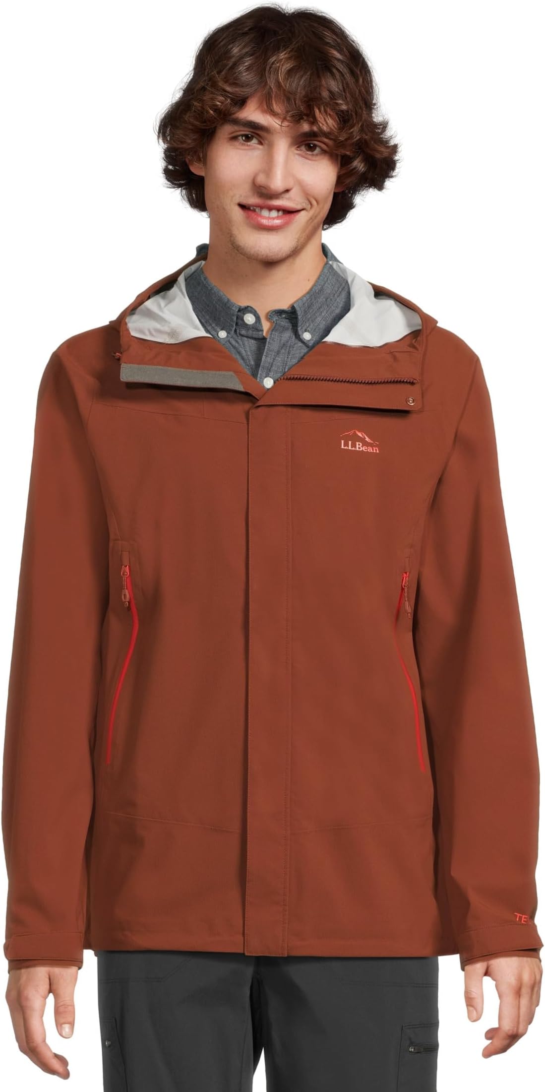 

Куртка L.L.Bean Cresta Stretch Rain Jacket, цвет Burnt Mahogany