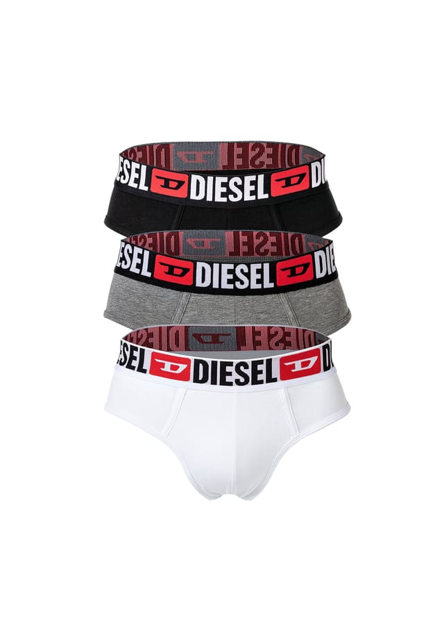 

Трусы в упаковке 3 шт. - umbr-andrethreepack трусы хлопок стрейч простые Diesel, мультиколор