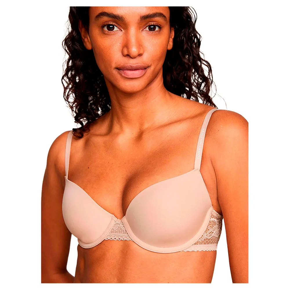 

Бюстгальтер Tommy Hilfiger Lace Detail Balconette, бежевый
