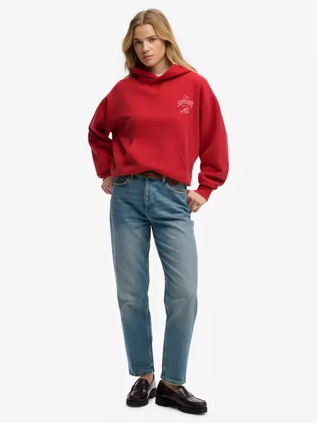 Худи Heritage Hamptons Superdry, Base Red — фото 3