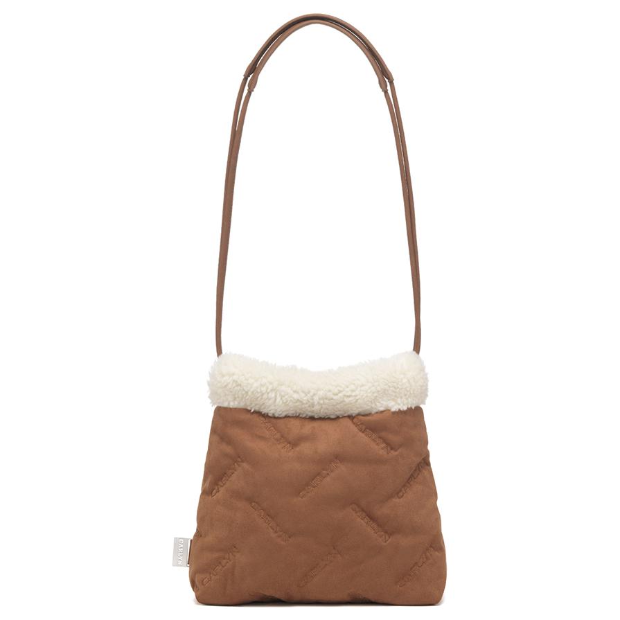 

CARLYN Полиэстеровая поясная сумка мини женская коричневая, Brown