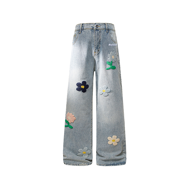 

VanCamel Джинсы мужские синие умеренно расклешенные