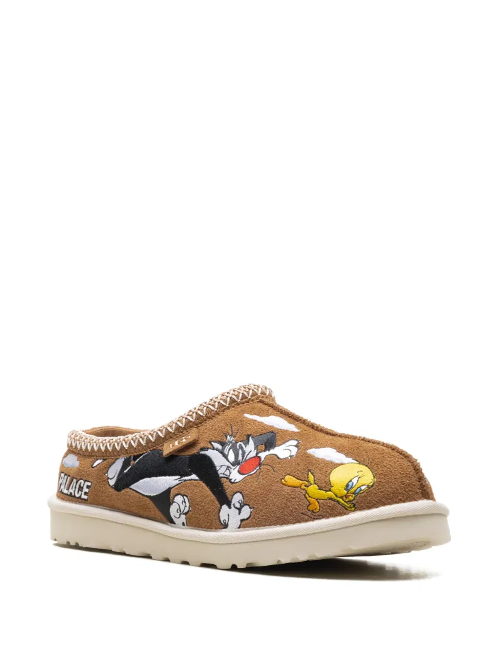 Тапочки Tasman x Palace с графическим рисунком "Looney Tunes" Ugg, коричневый — фото 2