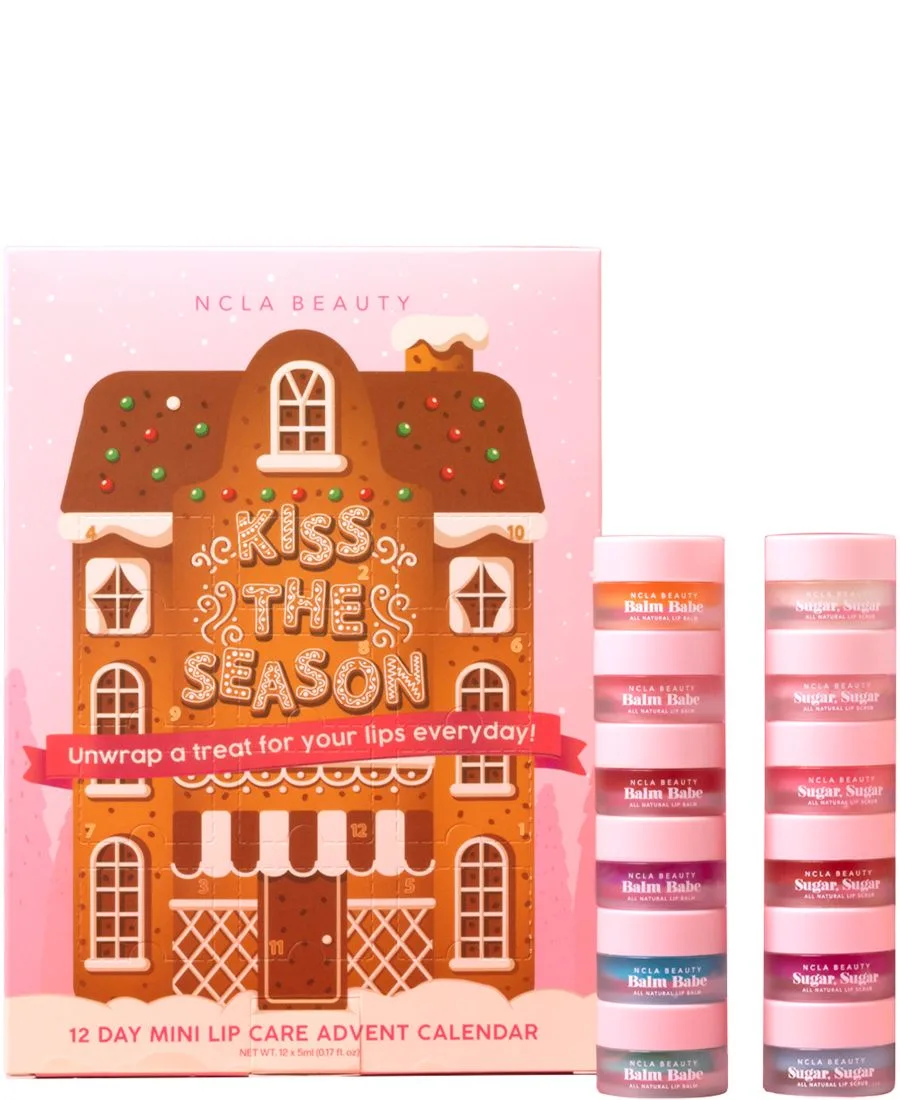 NCLA Beauty Набор из 12 мини-наборов для ухода за губами Kiss The Season в формате адвент-календаря