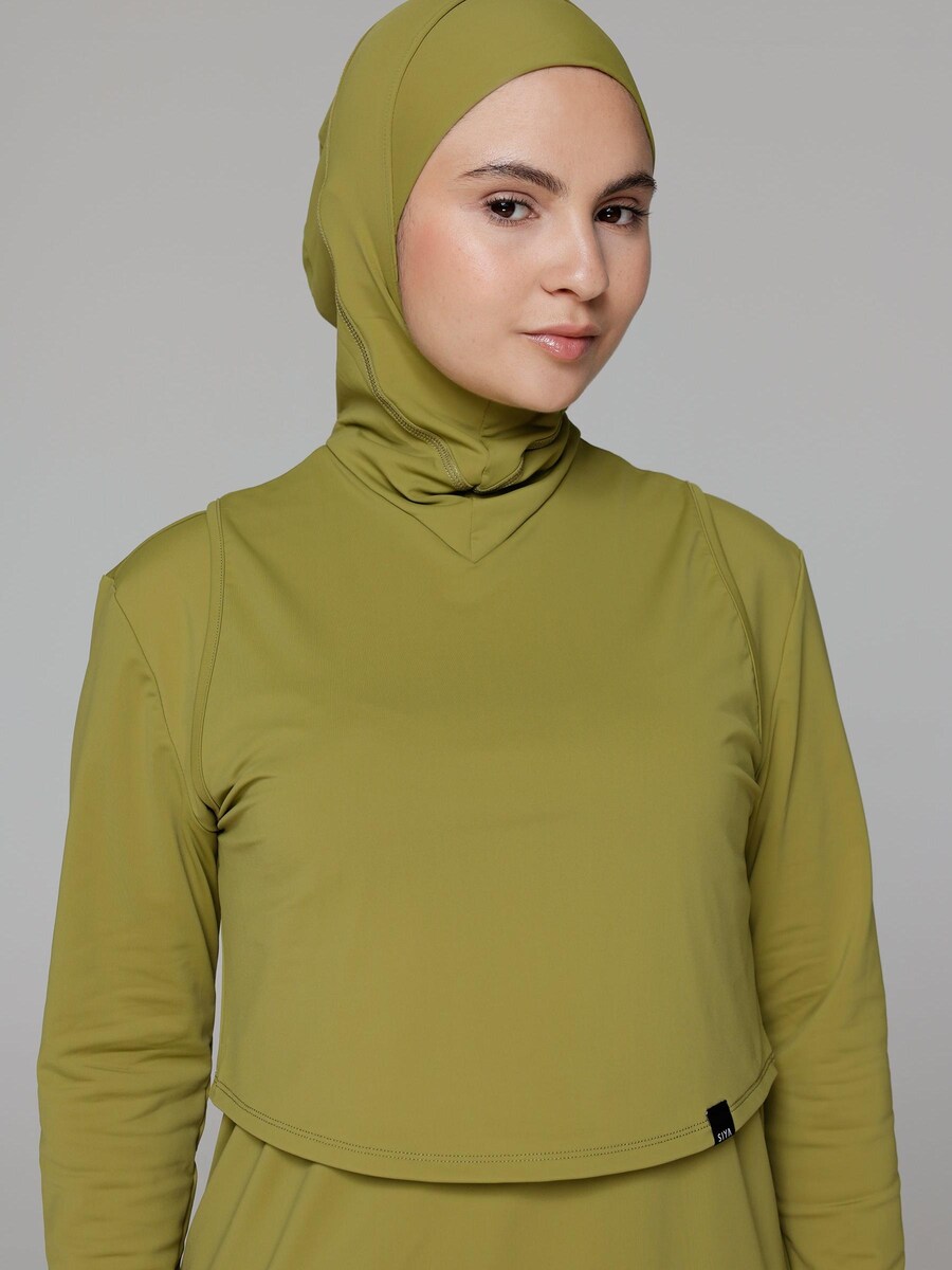 

Купальник-футболка SIYA Swimwear Hijab, цвет Apple