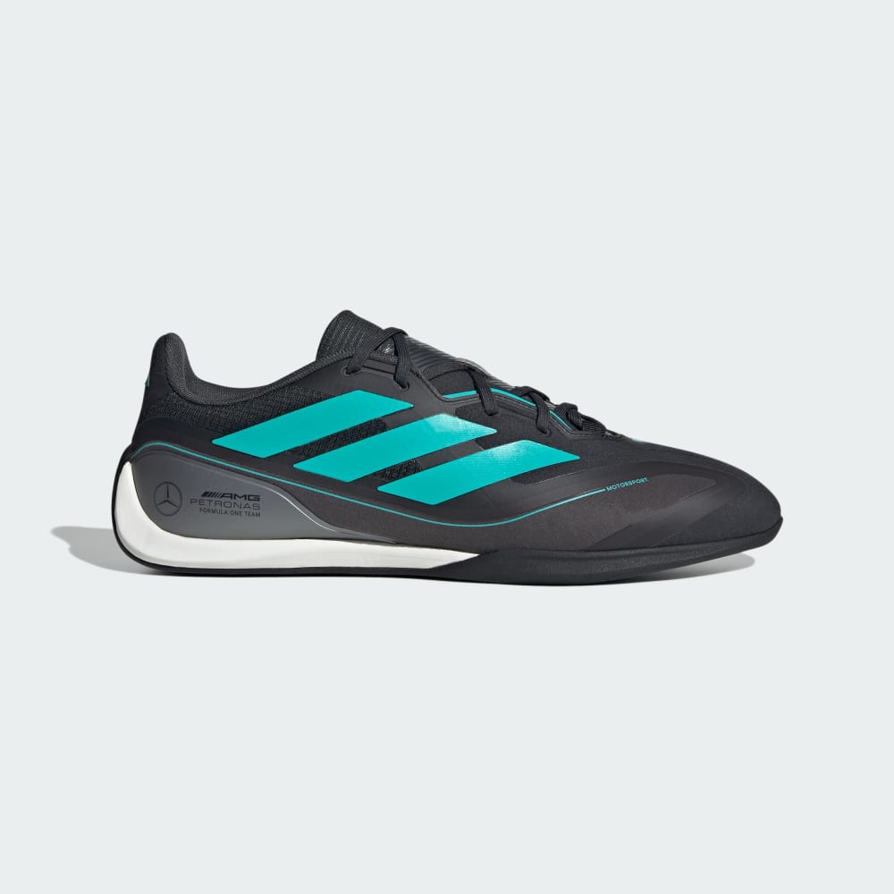 

Кроссовки Adidas FEROZA MERCEDES AMG PETRONAS F1 TEAM SHOES, цвет Core Black/Semi Mint Rush/Iron Metallic