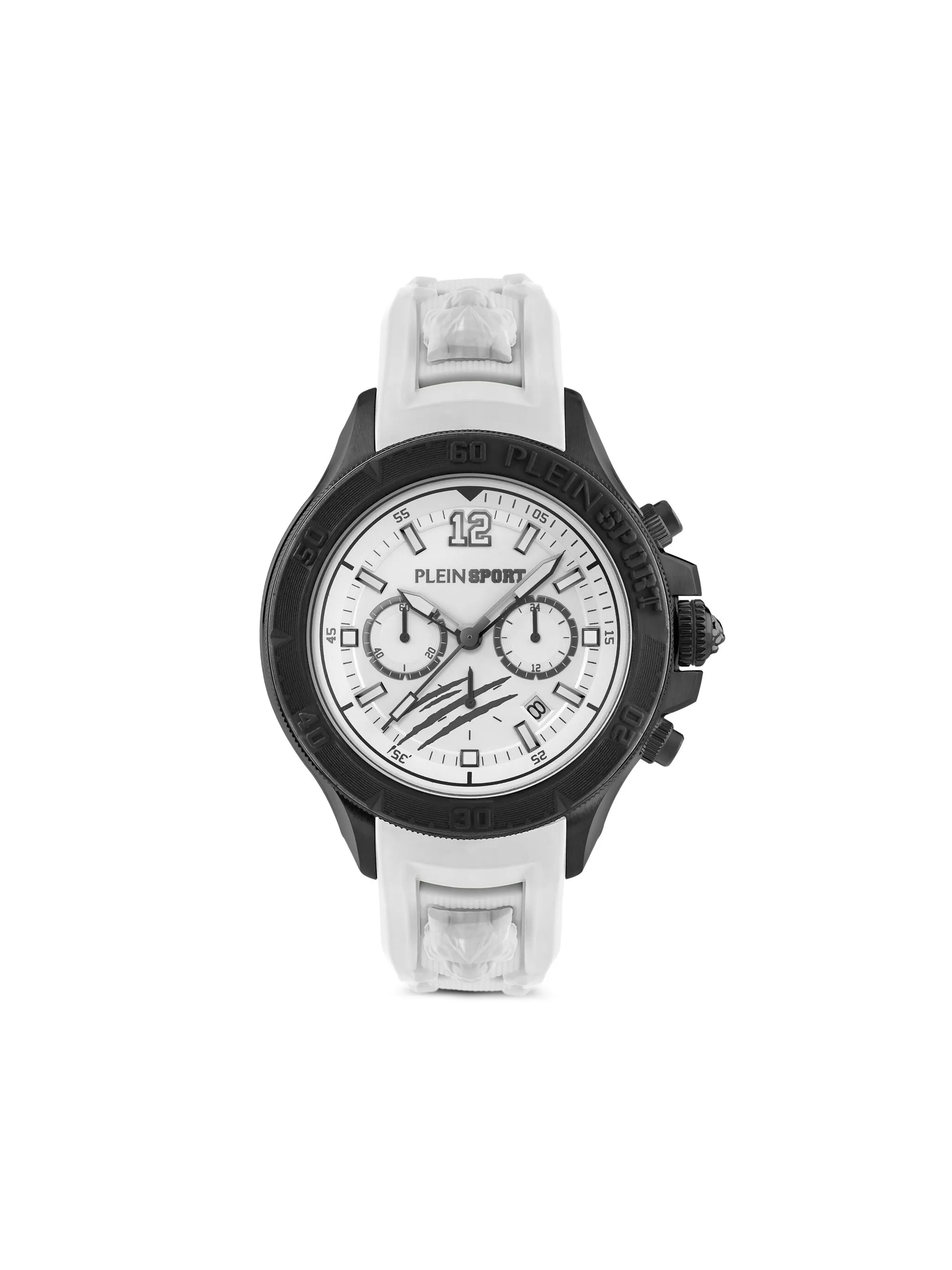 

Наручные часы Warrior Tech Chrono 47.5 мм Plein Sport, белый