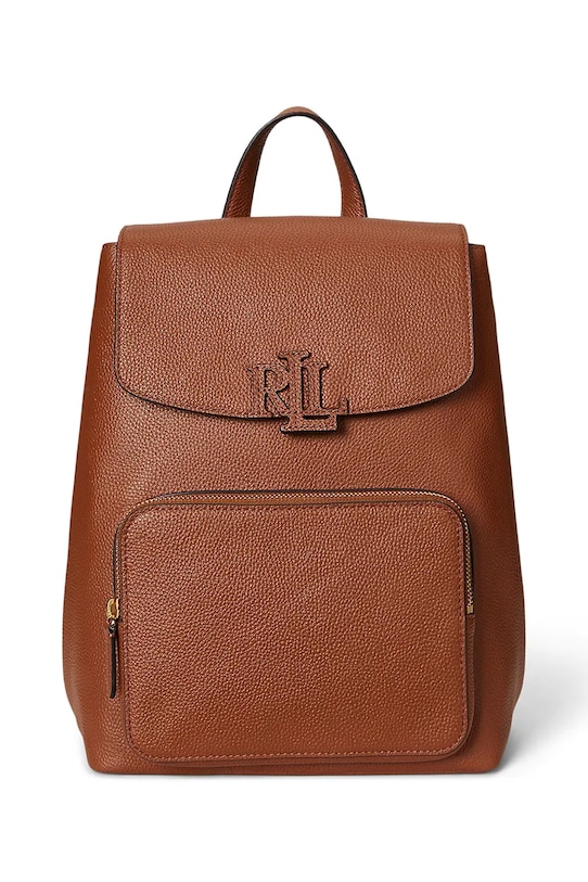 

Кожаный рюкзак Lauren Ralph Lauren, коричневый