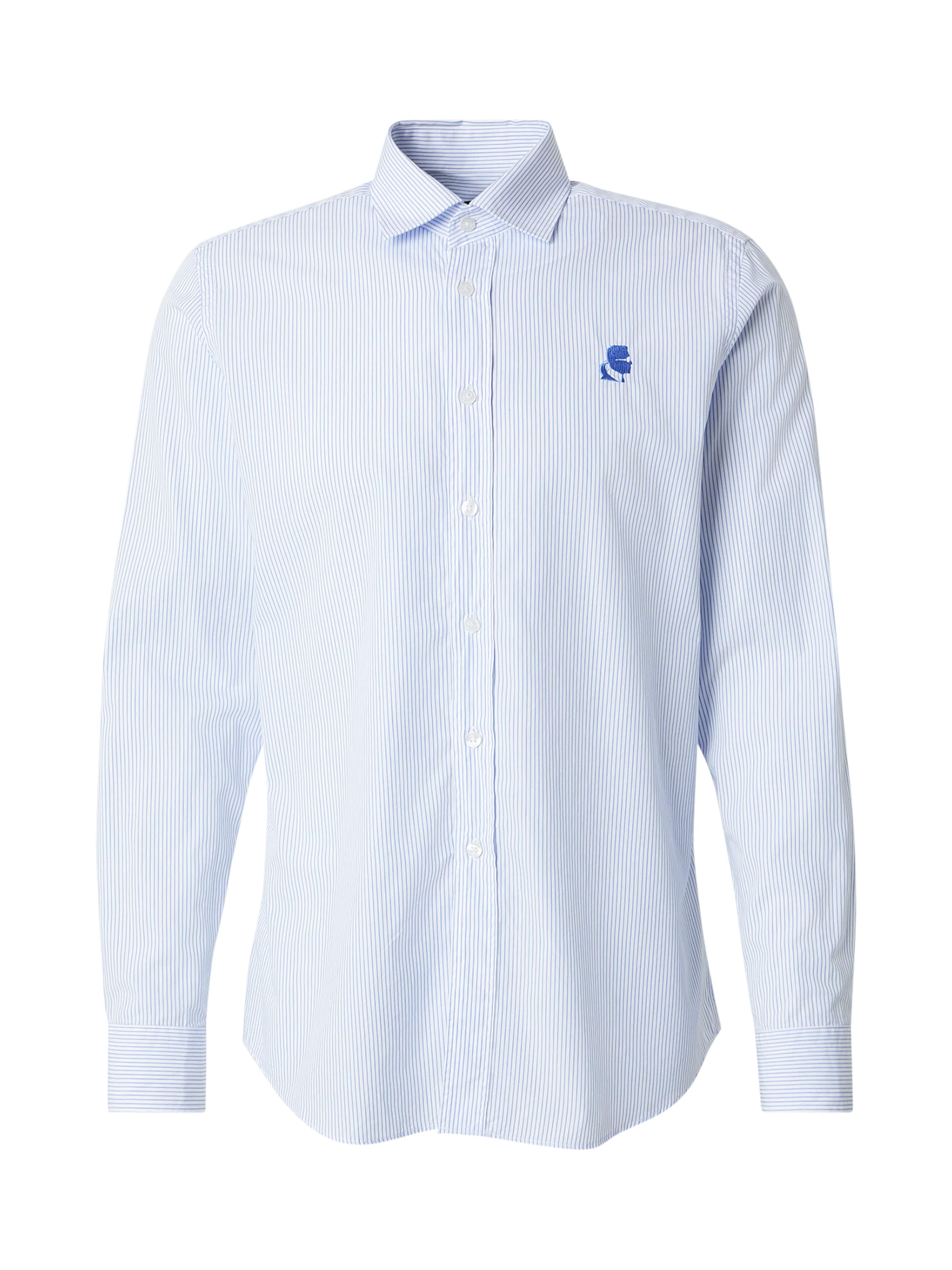 

Karl Lagerfeld Рубашка на пуговицах светлого голубого цвета Regular fit