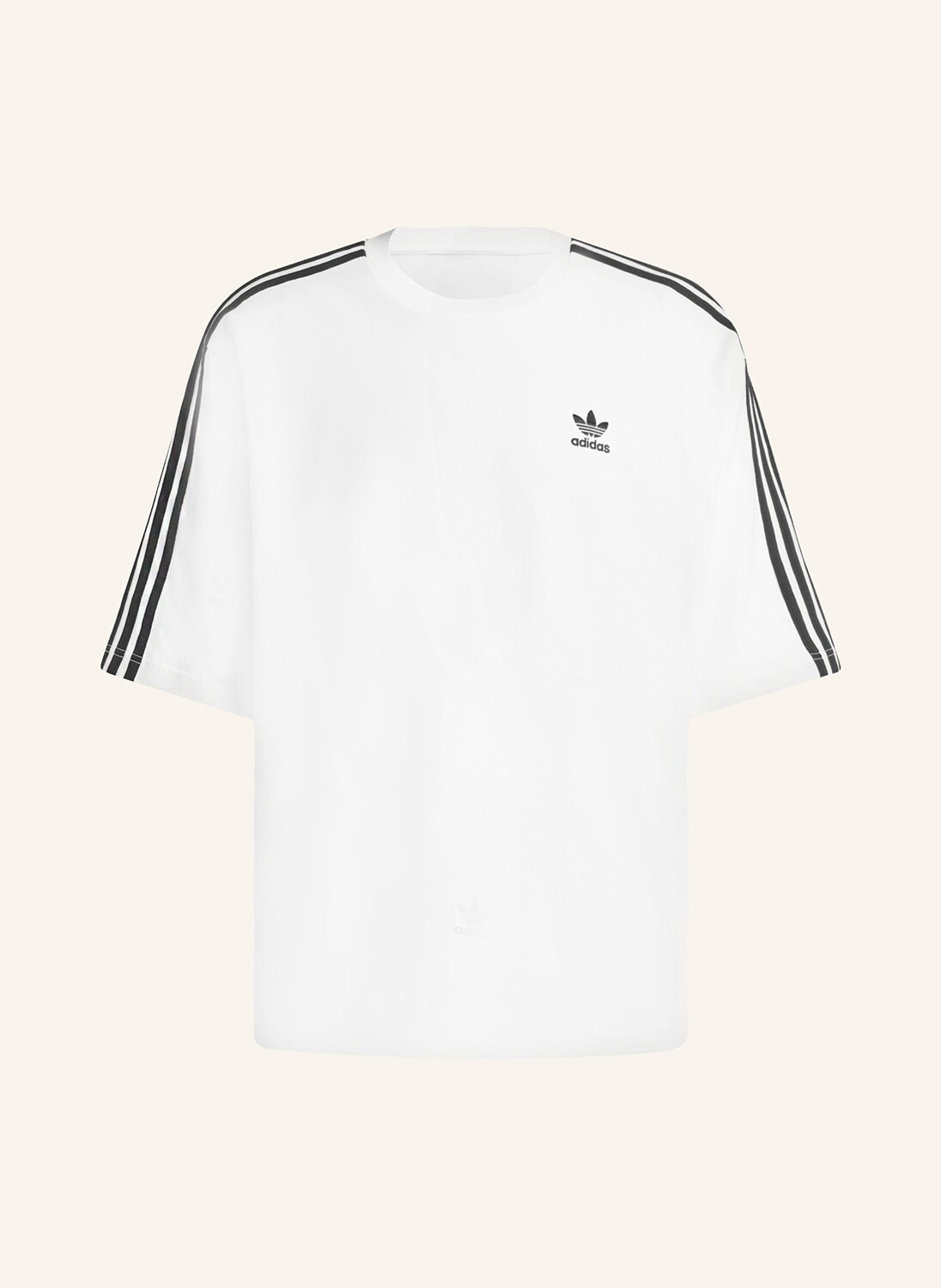 

Рубашка оверсайз адиколор Adidas Originals, белый