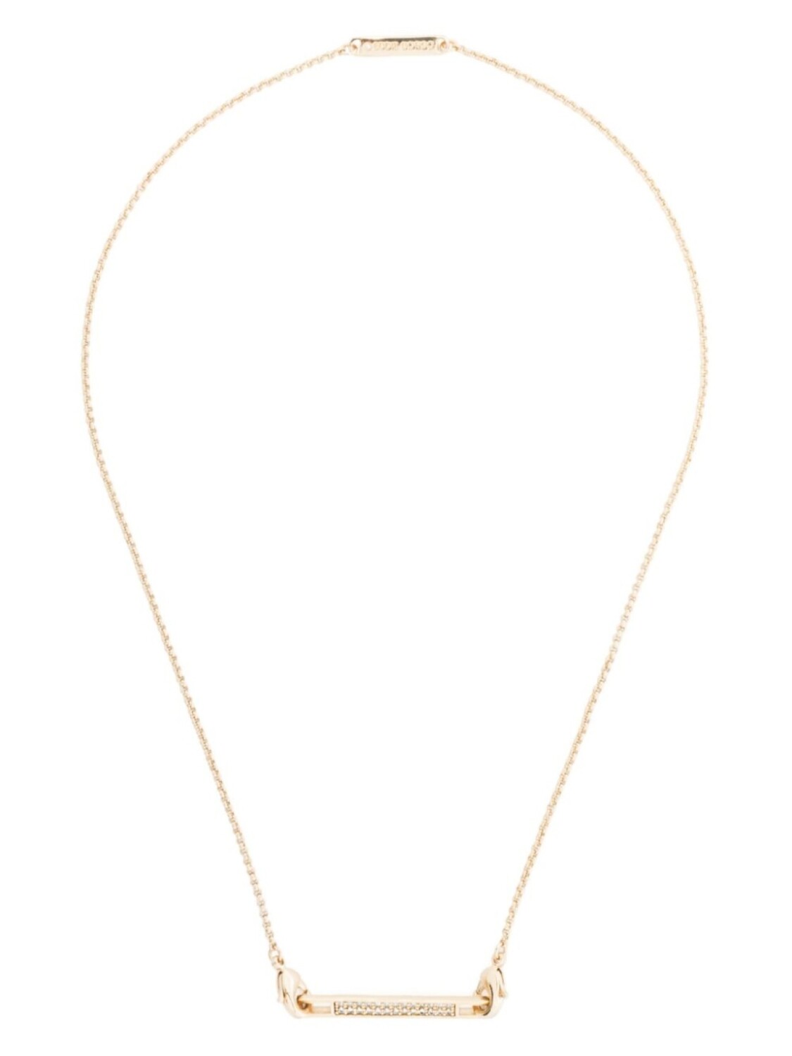 

Ожерелье из цепочки безопасности Pavé Eddie Borgo, золотой