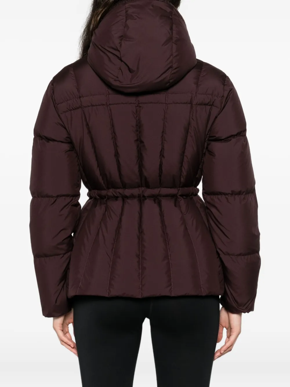 Куртка на молнии с капюшоном MONCLER, коричневый — фото 4