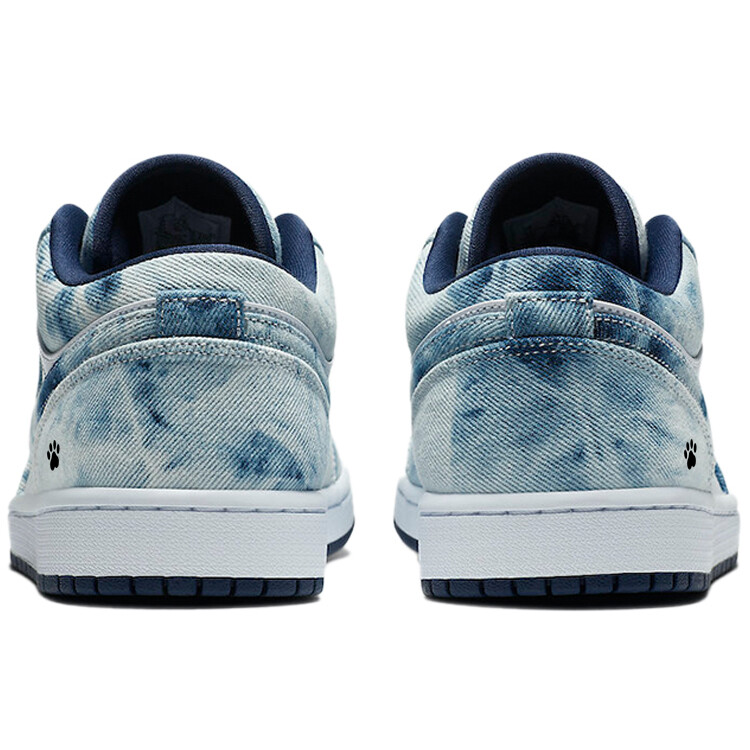 Баскетбольные кроссовки Air 1 Vintage Men Low-Touch Blue/White Jordan — фото 3