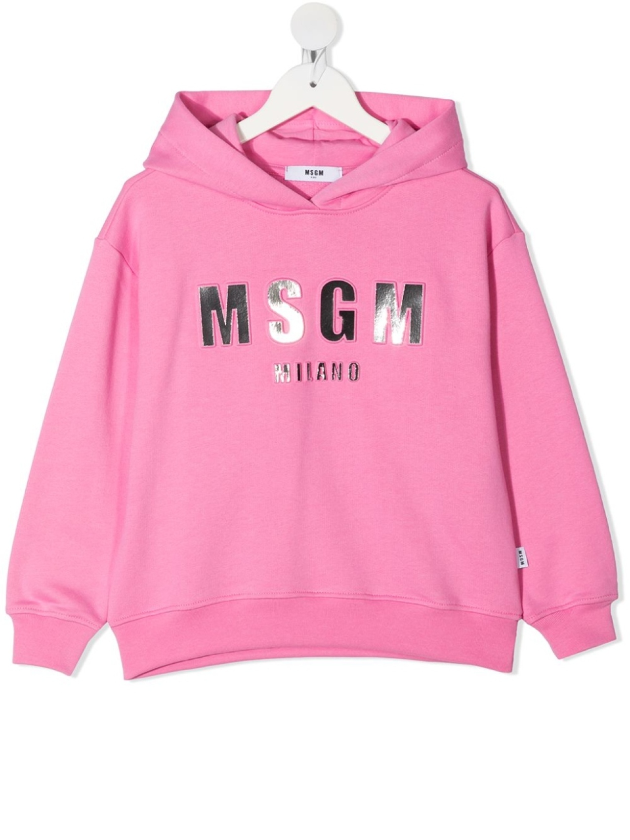 

MSGM Kids худи с логотипом, розовый