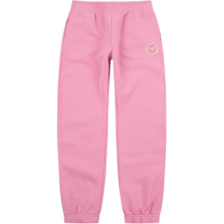 

Детские вязаные спортивные штаны EMPORIO ARMANI, розовый