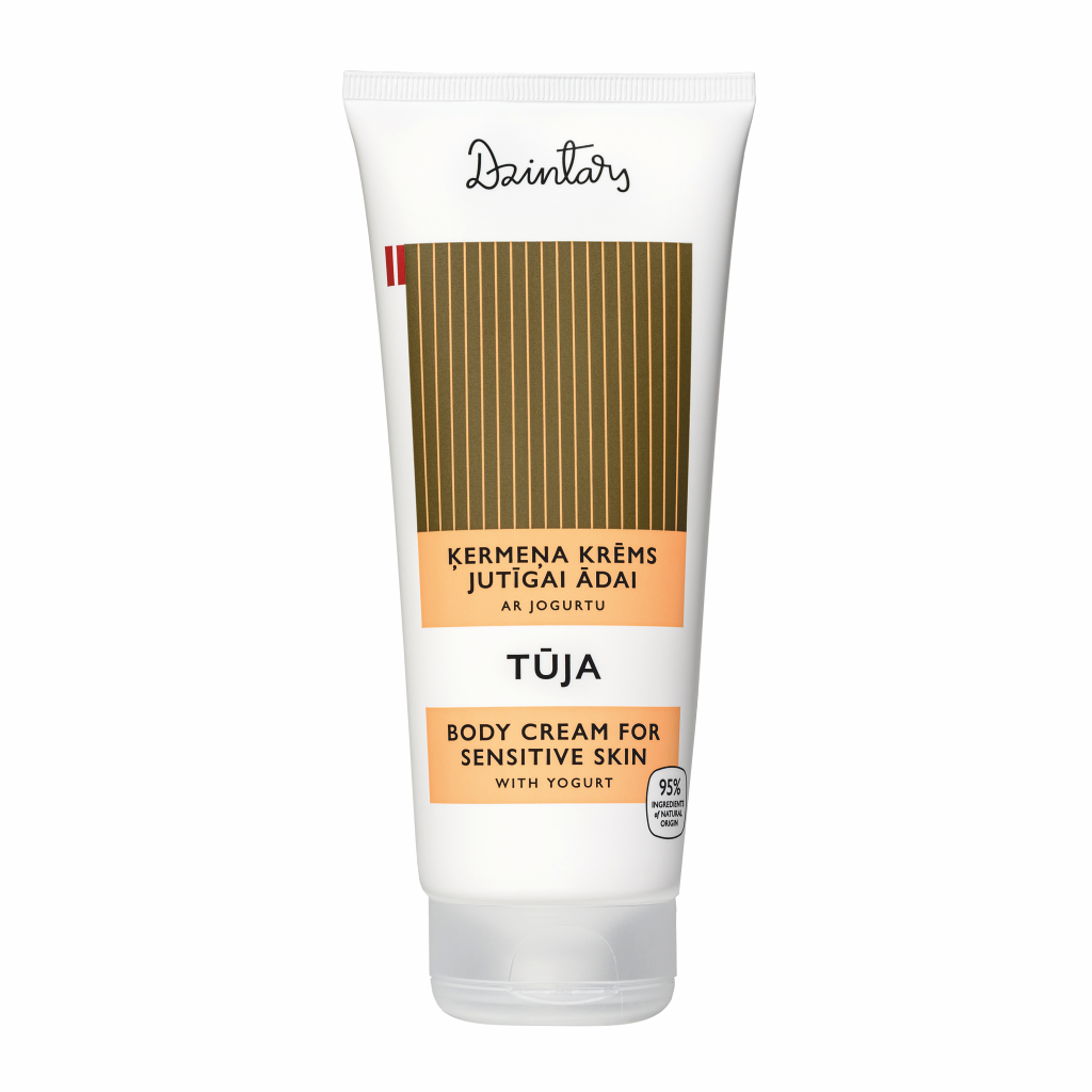 

Крем для тела для чувствительной кожи body cream for sensitive skin tūja Dzintars, 200 мл