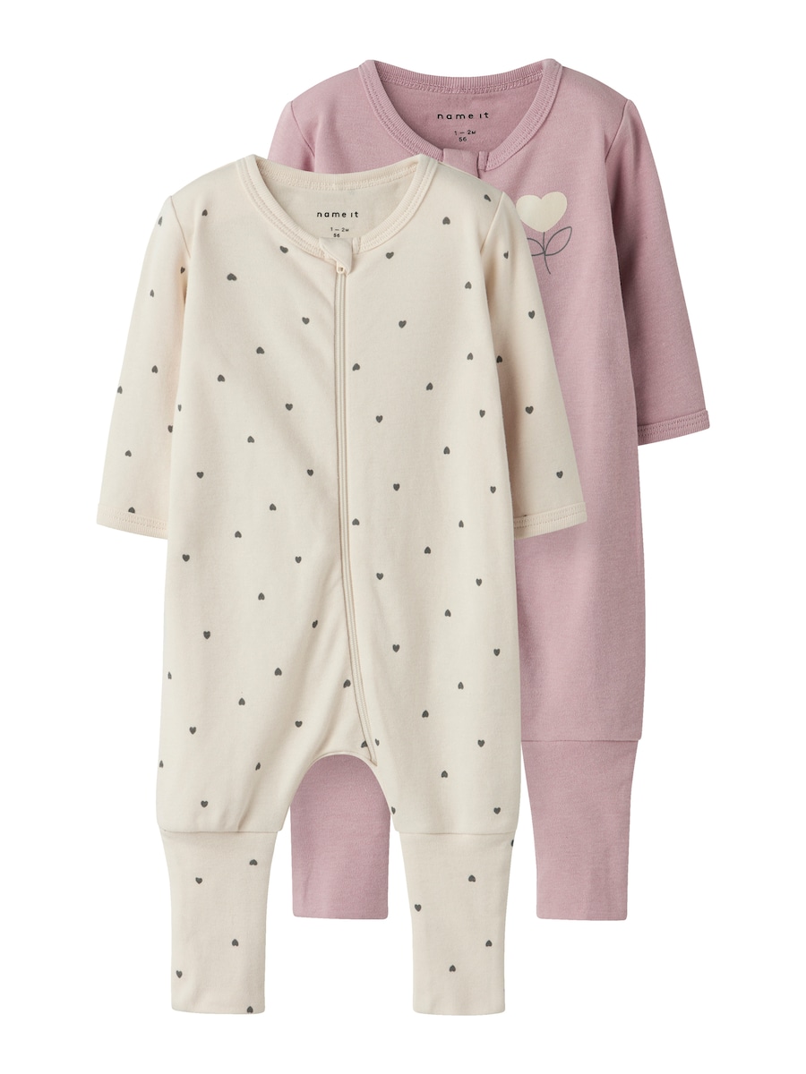 

Пижама NAME IT, светло-бежевый/темно-розовый