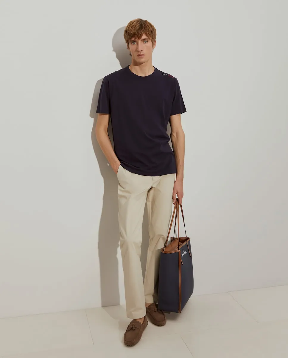 

Основная мужская футболка из хлопка Lion of Porches, черный