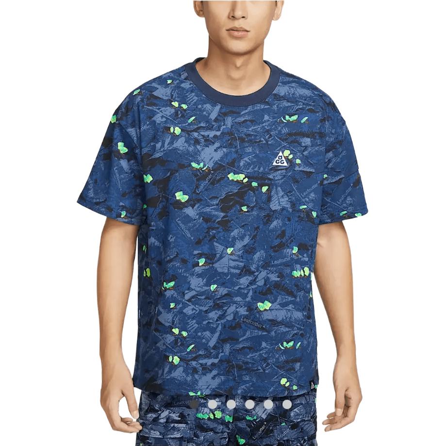 Nike Футболка ACG DRI-FIT мужская темно-синяя — фото 3